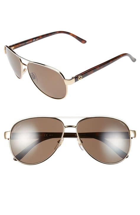 58mm aviator sunglasses gucci|Aviator sunglasses .